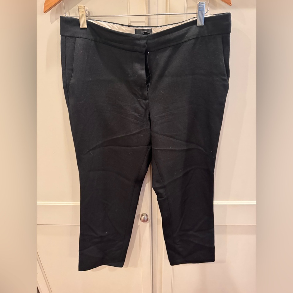 J. Crew Campbell Black Trousers